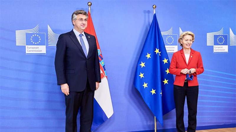 Predsjednik Vlade Plenković u Bruxellesu o Schengenu, uvođenju eura i planu gospodarskog oporavka
